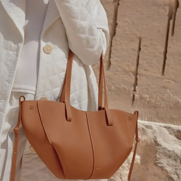 Polene Cyme Mini Edition Textured Camel - Picture 7 of 8